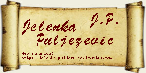 Jelenka Puljezević vizit kartica